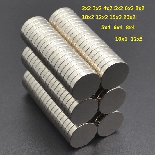 10x2mm 8x2  Super Strong Round Disc Blocks Rare Earth Neodymium Magnets Fridge Crafts For Acoustic Field Electronics Aimant Imán